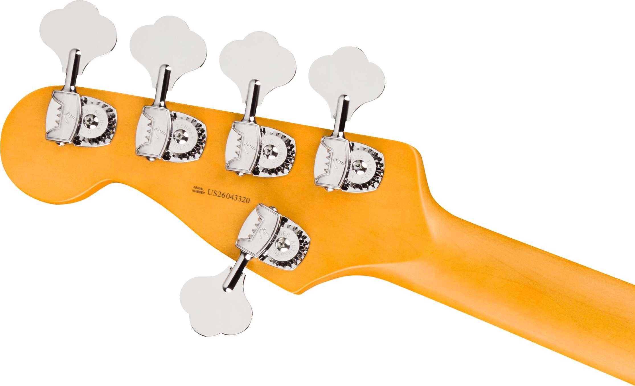 Fender American Professional Jazz Bass V Guitar in Olympic White